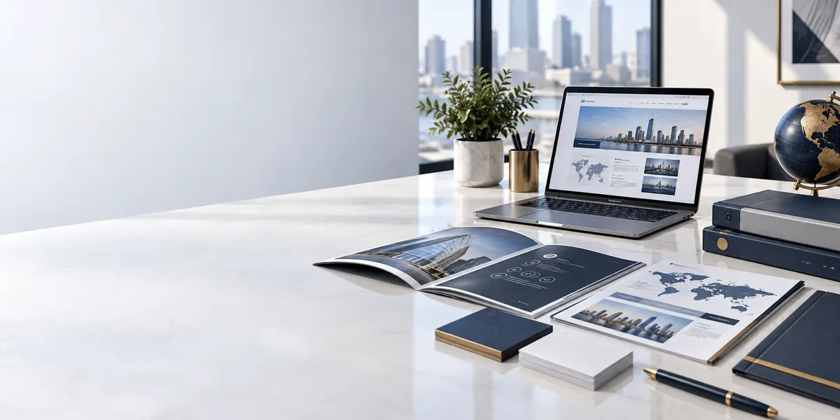ภาพประกอบบริการออกแบบสไลด์ Business Plan และ Pitch Deck